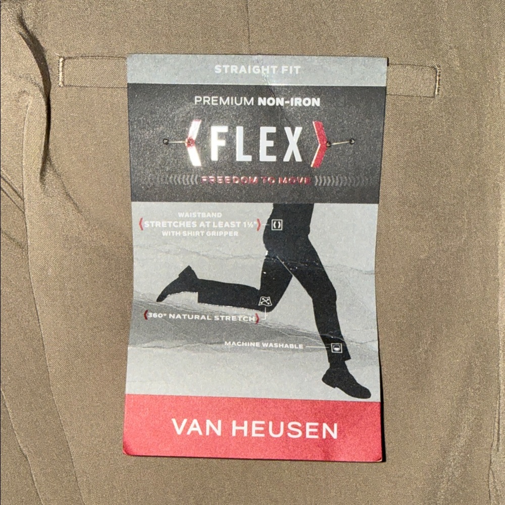 2 pairs Men's Khaki Flex Chinos